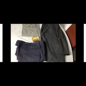 7 Piece Lot JosABank Suit Jacket/Shirt PantTie